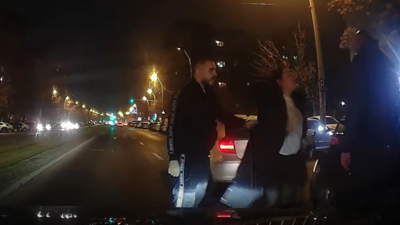 Sofer injurat, scuipat si batut in plina strada, in Capitala. Totul ar fi pornit de la o incadrare gresita in trafic Imagine