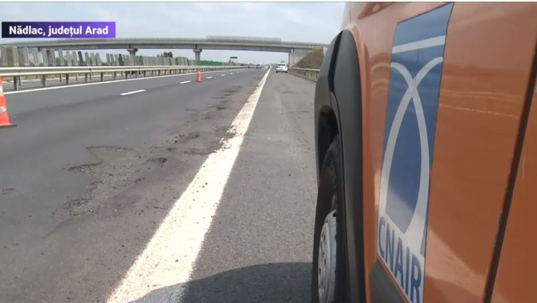 Soferii dau de gropi imediat ce trec vama din Ungaria in Romania: „Sunt groaznice, nu vezi nicaieri asa gropi” Imagine