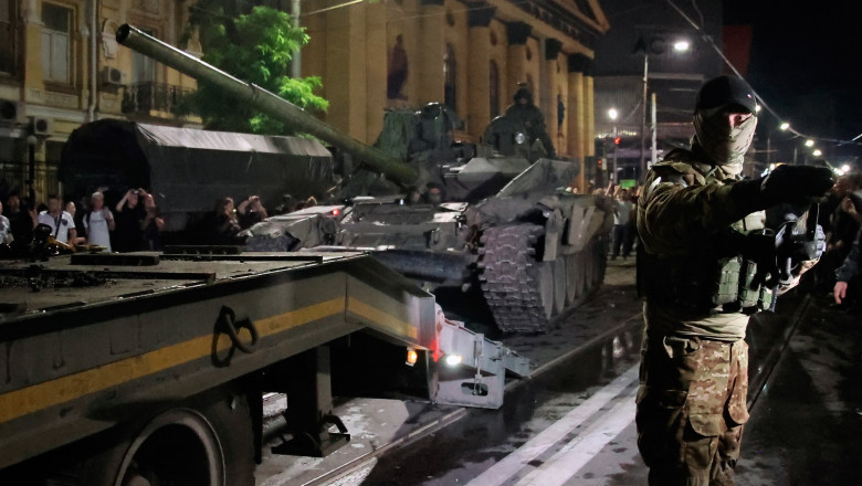 Soigu le-a cerut cecenilor lui Kadirov sa nu traga in mercenarii lui Prigojin, la Rostov-pe-Don Imagine