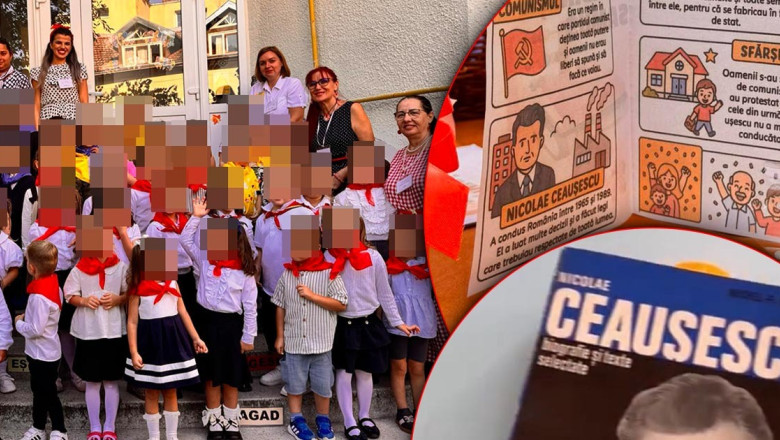 „Soimii patriei” la o gradinita din Satu Mare. Politia a deschis dosar penal. „Un spectacol de propaganda comunista”, acuza IICCMER Imagine