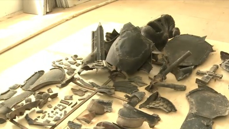 Soldat medieval, „cazut” la datorie. O statueta veche de sute de ani a fost distrusa din greseala de muncitori Imagine