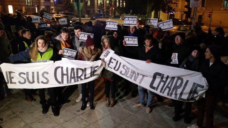 Solidaritate cu Franta Imagine