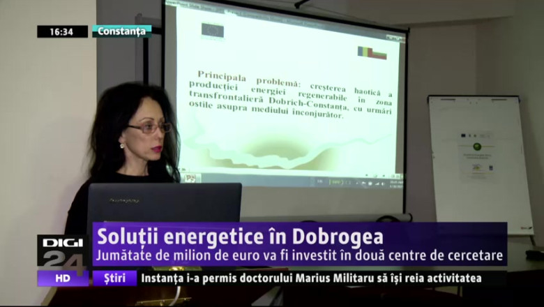 Solutii energetice in Dobrogea. Jumatate de milion de euro va fi investit in doua centre de cercetare Imagine