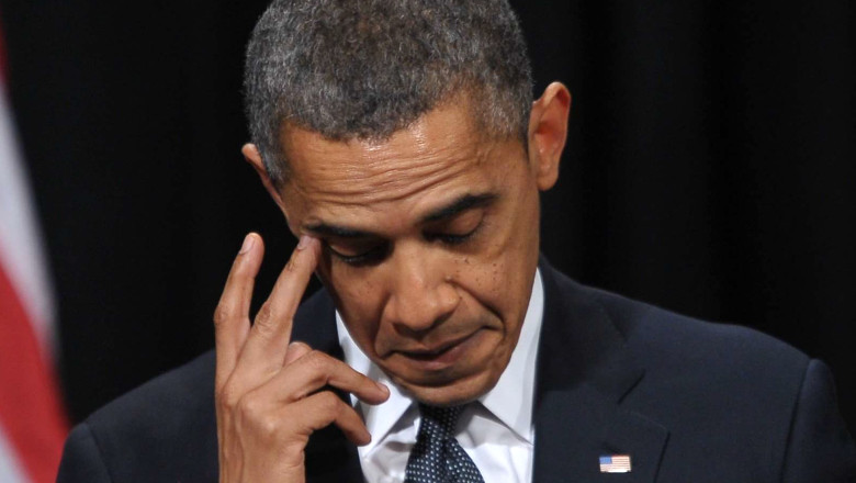 SONDAJ. Cota de popularitate a lui Obama a scazut cu 8%. Americanii nu mai cred in presedintele lor  Imagine