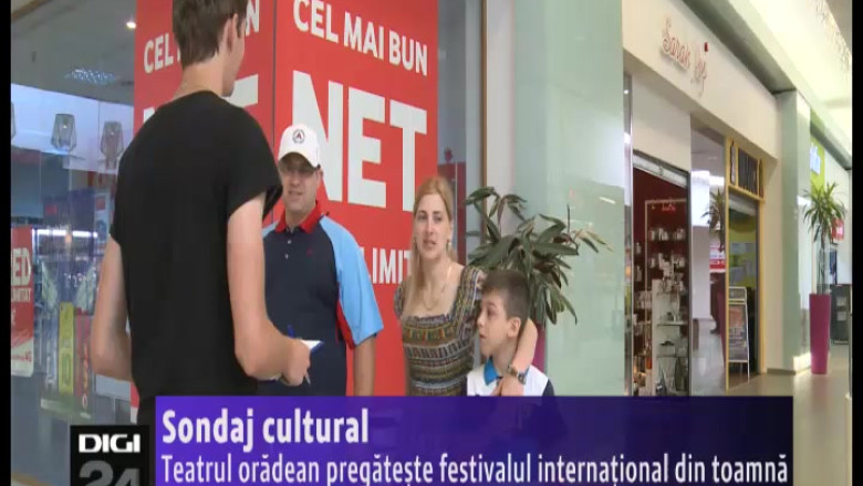 Sondaj cultural initiat de teatrul din Oradea Imagine