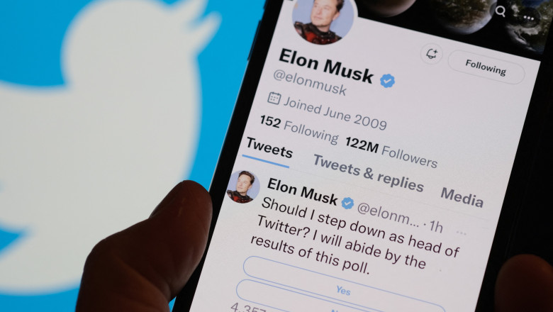 Sondajul lui Elon Musk s-a intors impotriva lui. Peste 57% dintre votanti au cerut ca el sa plece de la conducerea Twitter Imagine