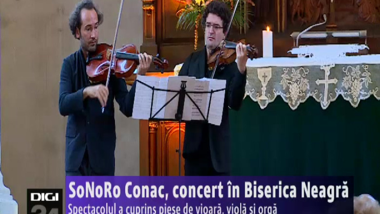 SoNoRo Conac, concert in Biserica Neagra Imagine