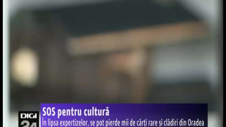 SOS pentru cultura. In lipsa expertizelor, se pot pierde mii de carti rare si cladiri din Oradea Imagine