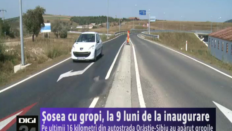 Sosea cu gropi, la 9 luni de la inaugurare Imagine