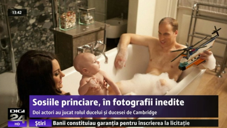 Sosiile ducelui si ducesei de Cambridge, sedinta foto in cada Imagine