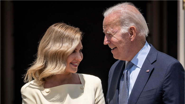Sotia lui Zelenski a refuzat invitatia lui Biden de a asista la discursul Starea Uniunii. Motivul: ar fi stat langa vaduva lui Navalnii Imagine