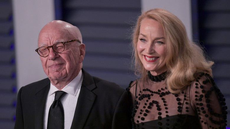 Sotia miliardarului Rupert Murdoch a depus cerere de divort, dupa un mariaj de sase ani Imagine