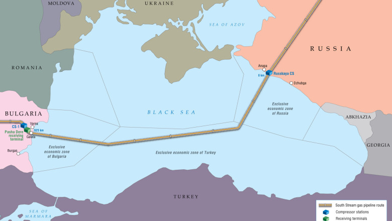 South Stream inainteaza spre Europa: Gazprom anunta inceperea lucrarilor la gazoductul din Bulgaria, care va costa 3,5 miliarde de euro Imagine