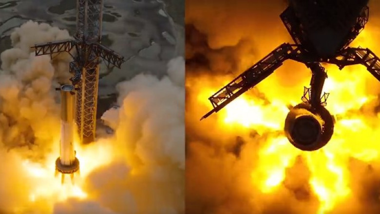 SpaceX a testat cea mai puternica racheta din toate timpurile Imagine