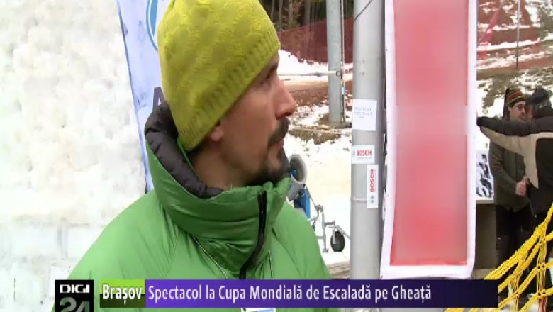 Spectacol la Cupa Mondiala de Escalada pe Gheata Imagine