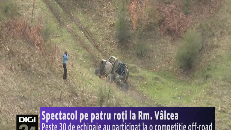 Spectacol pe patru roti la Rm. Valcea. Peste 30 de echipaje au participat la o competitie off-road   Imagine