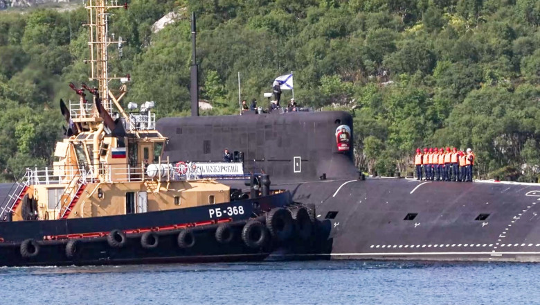 Spionajul militar ucrainean a publicat planurile celui mai nou submarin nuclear rusesc, inaugurat recent de Putin Imagine