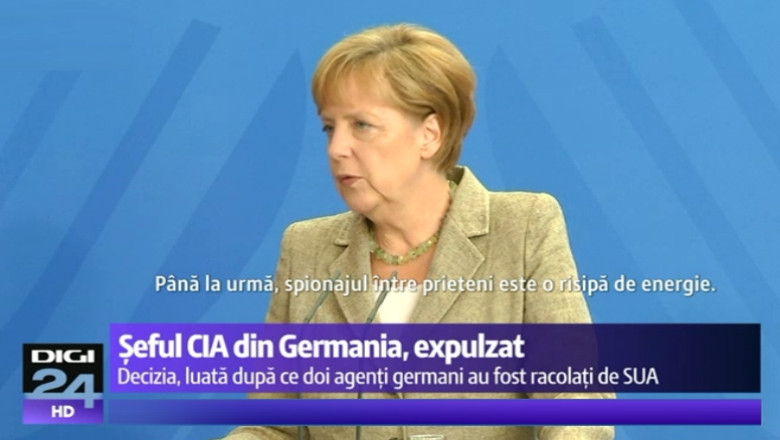 Spioni SUA in Germania. Angela Merkel: „Spionajul intre prieteni este o risipa de energie”. Washingtonul nu comenteaza Imagine