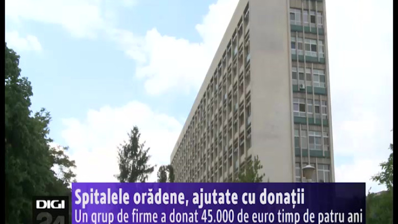 Spitalele oradene, ajutate cu donatii in valoare de 45.000 de euro Imagine
