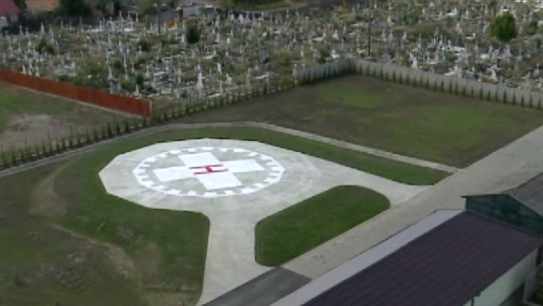 Spitalul din Pascani are heliport. Cazurile grave vor fi transferate din spital in elicopter in doar trei minute Imagine
