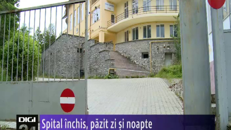 Spitalul din Sacele, inchis si pazit zi si noapte Imagine