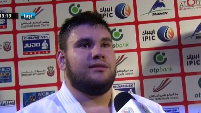 SPORT. Prima finala 100% romaneasca la judo. Vladut Simionescu a obtinut medalia de argint Imagine