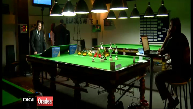 SPORT: Regal de snooker la Oradea. 32 de sportivi se lupta la Openul Black&White Imagine