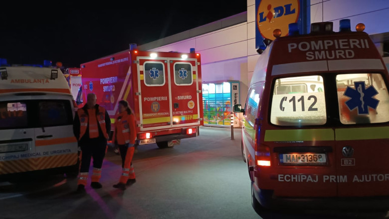 Spray lacrimogen folosit intr-un supermarket din Medgidia. A fost activat Planul Rosu de Interventie. Un tanar de 19 ani, audiat Imagine