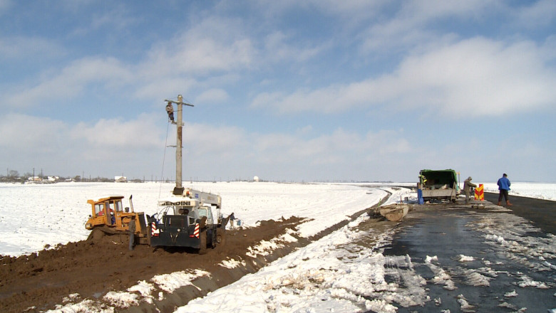 Stalpul de pe Centura de Sud a Craiovei, mutat Imagine