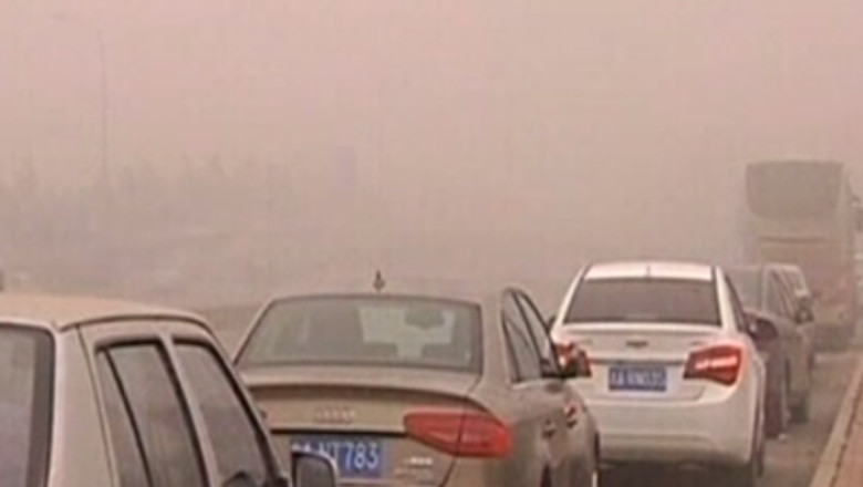 Stare de urgenta in nord-estul Chinei, din cauza smogului Imagine
