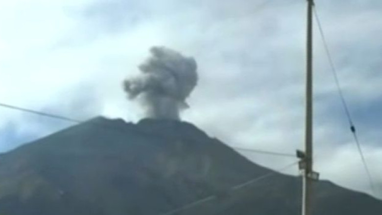 Stare de urgenta in sud-vestul statului Peru. Eruptia vulcanului Ubinas a aruncat cenusa pe o raza de sapte kilometri Imagine