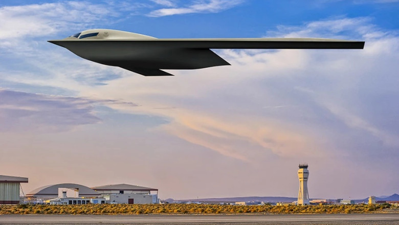 Statele Unite isi prezinta noul bombardier strategic invizibil B-21 „Raider”. Avionul este „conceput pentru a evolua” Imagine