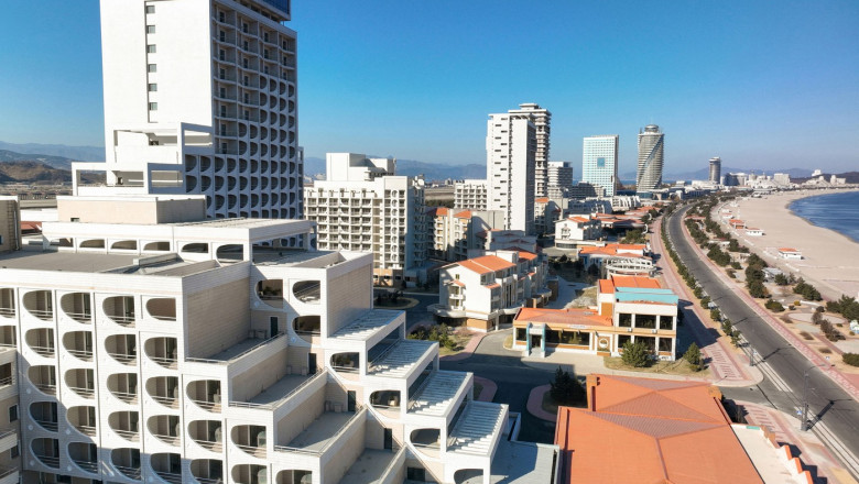 Statiunea nord-coreeana in stil Benidorm a primit primii turisti rusi Imagine