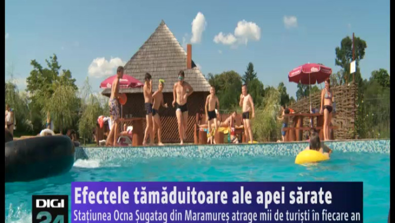 Statiunea Ocna Sugatag din Maramures atrage mii de turisti in fiecare an Imagine