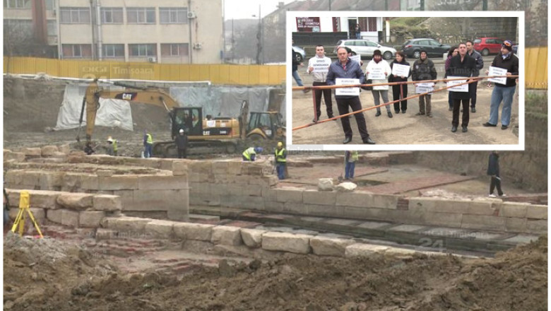 Stavilarul din Piata ”700” din Timisoara, mutare cu proteste  Imagine