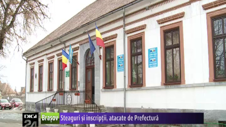 Steaguri si inscriptii, atacate de Prefectura Imagine