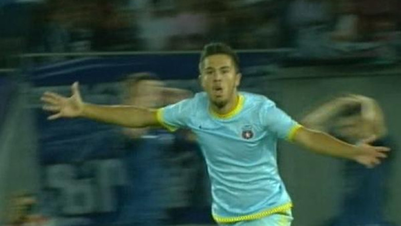 Steaua conduce in deplasare pe Dinamo Tbilisi cu 2 - 0. Iancu a marcat o dubla Imagine