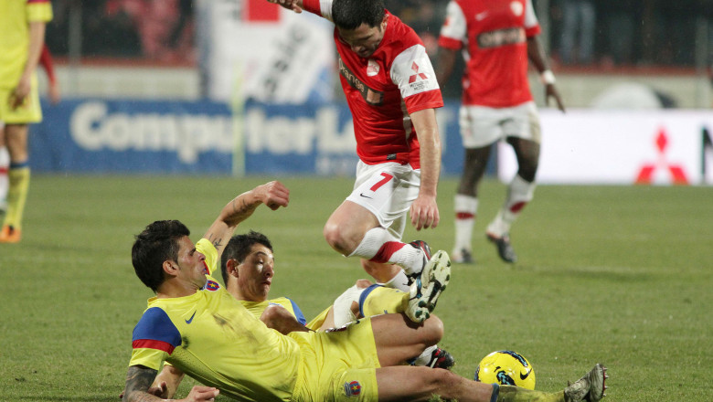 Steaua-Dinamo: 1-1. Grigore inscrie din penalty. Steaua egaleaza spre finalul meciului Imagine