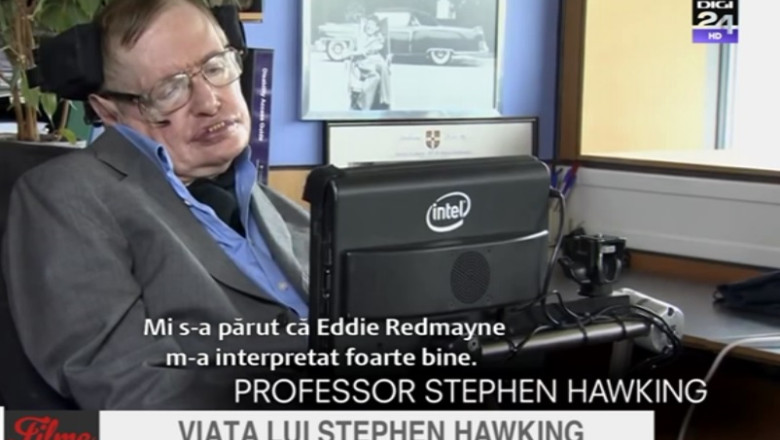 Stephen Hawking: „Mi s-a parut ca Eddie Redmayne m-a interpretat foarte bine. Cateodata am crezut ca sunt eu acolo” Imagine