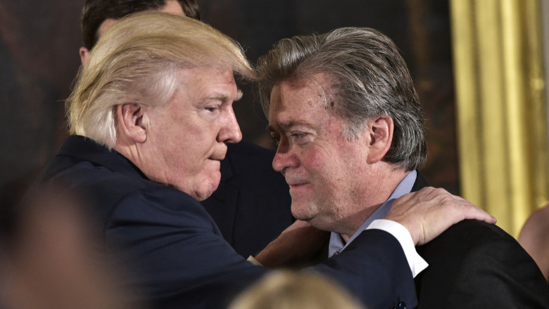 Steve Bannon, fostul consilier al lui Trump, a fost gasit vinovat pentru obstructionarea anchetei in cazul Capitoliului Imagine