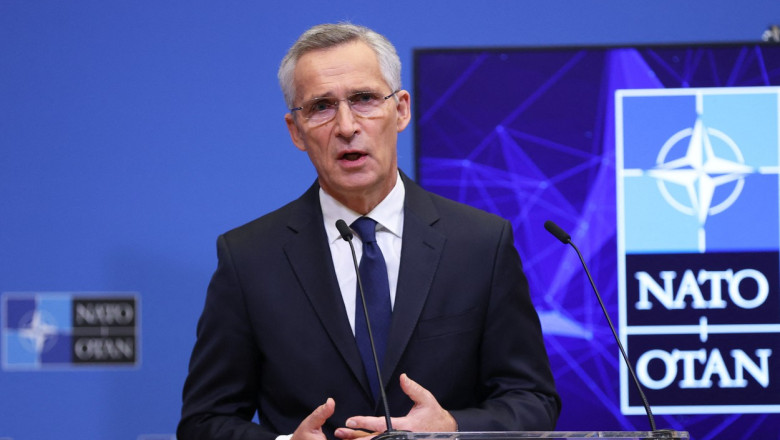 Stoltenberg, la Bucuresti: „NATO este aici, pregatita sa apere fiecare centimetru de teritoriu aliat. Razboiul lui Putin este un esec” Imagine