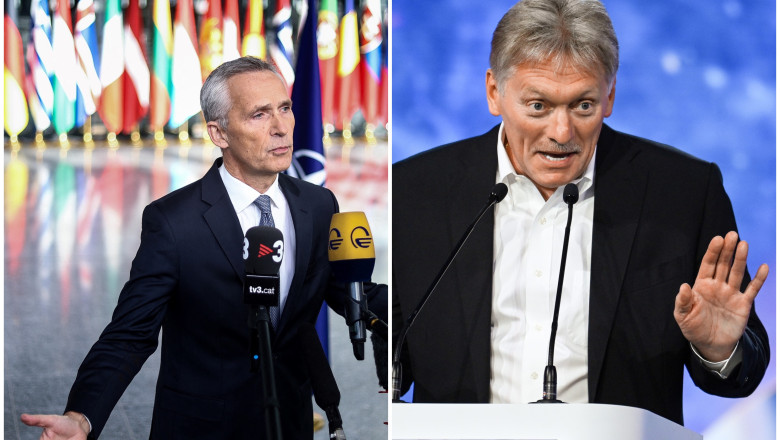 Stoltenberg: „O victorie a Rusiei in Ucraina ar fi o infrangere pentru noi toti”. Kremlinul: „NATO lupta in Ucraina” Imagine