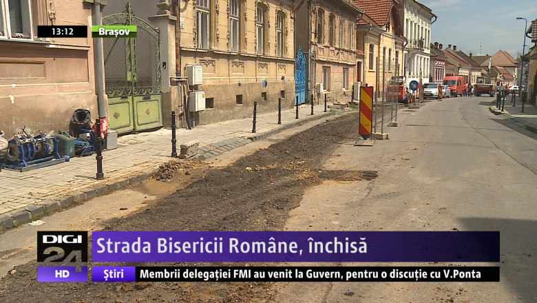 Strada Bisericii Romane, inchisa Imagine