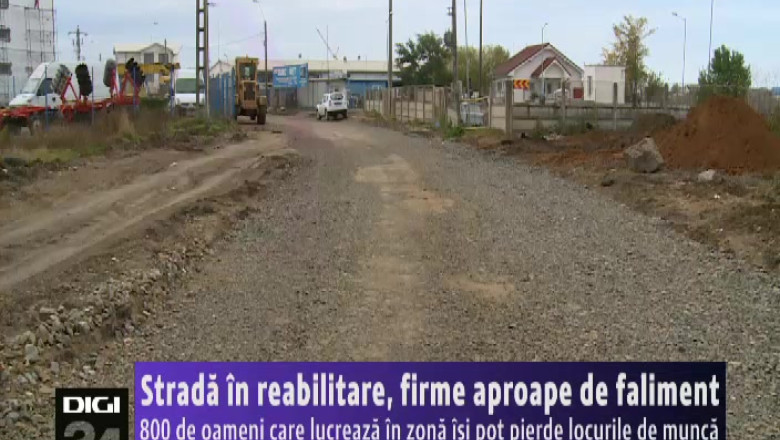 Strada in reabilitare, firme aproape de faliment Imagine