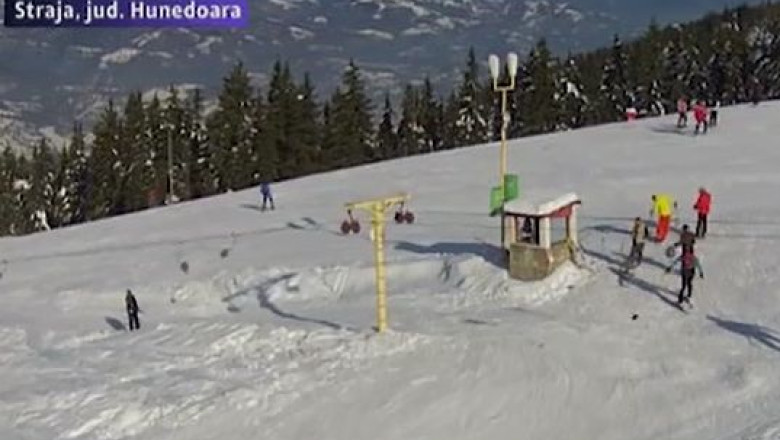Straja - raiul schiorilor din vestul tarii. In statiune exista cea mai lunga partie din Romania Imagine