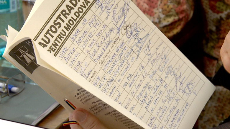 Strangerea de semnaturi, singura solutie pentru autostrada Iasi - Tg. Mures Imagine