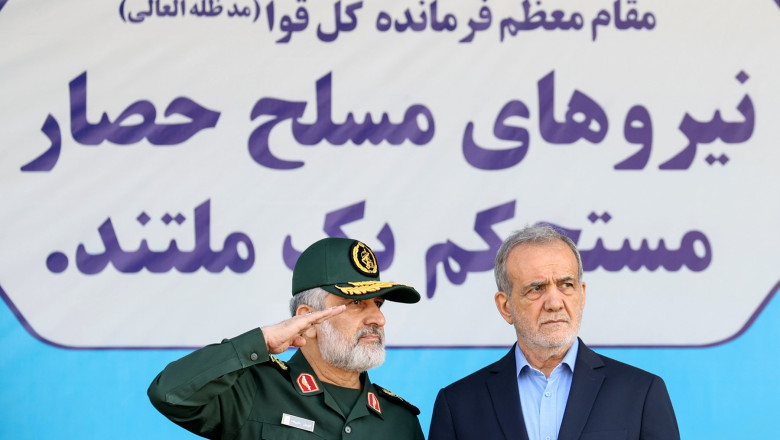 Strategii divergente in Iran: Gardienii Revolutiei si presedintele, in conflict privind abordarea militara impotriva Israelului Imagine