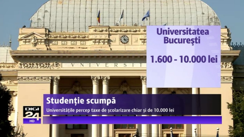 Student cu taxa la universitatile de stat. Cat costa un an de scolarizare in principalele centre Imagine