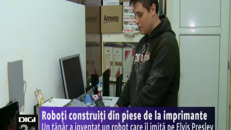 Studenti din Craiova construiesc roboti din piese de la imprimante   Imagine