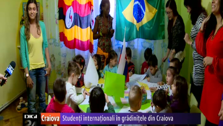 Studenti internationali in gradinitele din Craiova Imagine